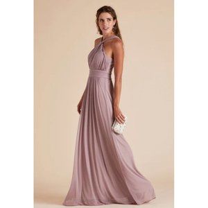Birdy Grey Kiko Gown Bridesmaid Formal Dress Mauve Dusty Pink S New NWT kw